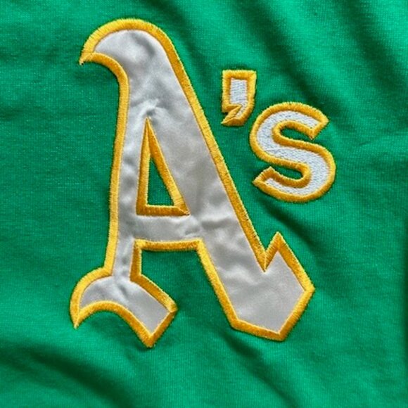 MLB Cooperstown Collection Oakland A's 1972 - 1974 Baseball Jersey Sz. L - EUC - Picture 6 of 8